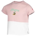 thumbnail image 2 of Girls Youth League Collegiate Wear Pink/White Oregon Ducks Colorblocked T-Shirt, 2 of 3