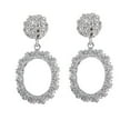 thumbnail image 1 of Up to 65% Off Personality Earrings Leaves Beautiful Diamond Earrings Irregular Mesh Necklace Rings Earring Jewelry on Clearance, 1 of 1