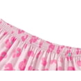 thumbnail image 6 of Topgal Satin Pajamas for Girls Beige & Pink Leopard 2 PC Short Sleeves Teen Girl Silky Nightwear Size 10, 6 of 7