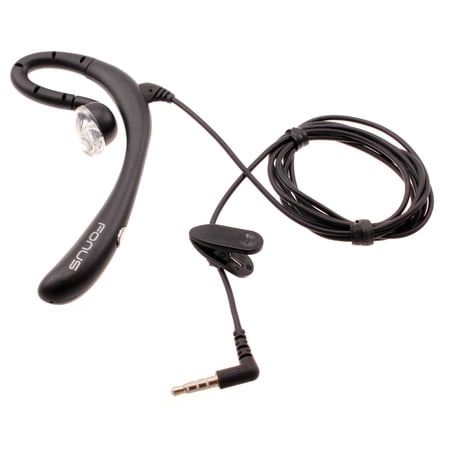 Earphone w Mic Wired Mono Headset for LG Premier Pro Plus (L455DL) - Headphone 3.5mm Single Earbud Hands-free Microphone