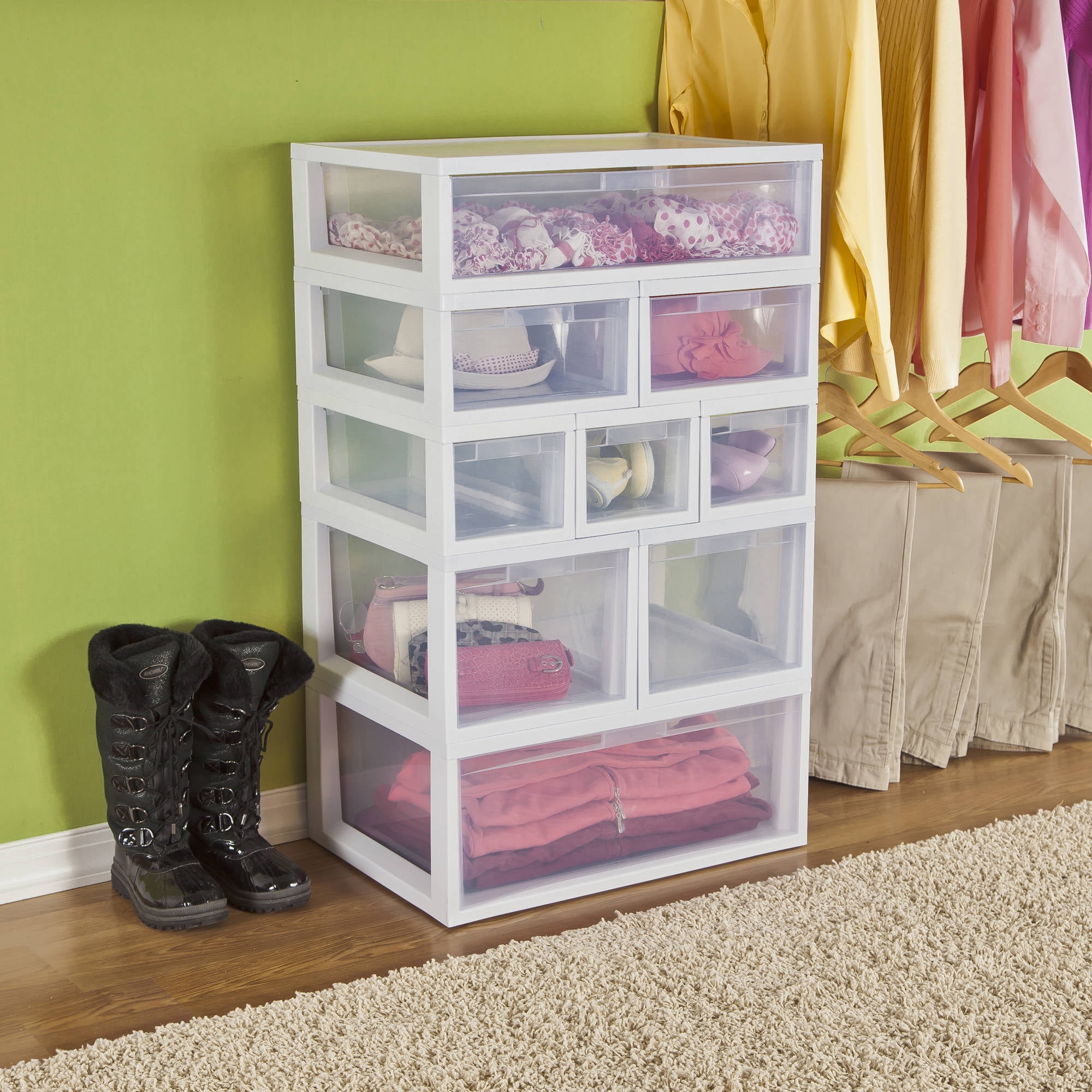 Sterilite Medium Tall Modular Drawers White Available In Case Of
