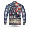 thumbnail image 2 of Patriotic Havanese 4th of July Independence Paws All Over Print 3D Baseball Jacket Havanese Dog Lover Gifts Idea Bomber Jacket Softball - 02010, 2 of 6