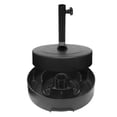 thumbnail image 5 of Tierra Verde 14.75" x 3.6" H Round Umbrella Base, Low Profile Easy-Fill Stand, Black, 5 of 5