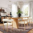 thumbnail image 6 of TOV Furniture Caren Natural Rattan and Glass Oval Dining Table, 6 of 6