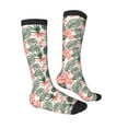 thumbnail image 3 of Balery Lilies Flowers Printed Novelty Socks Men's Women's Crew Socks Sports Socks Knee High Socks Cotton Socks Quirky and Cool Socks, 3 of 9