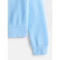 thumbnail image 3 of Athletic Works Girl's Active Core Fleece Crewneck Sweatshirt, Sizes 4-18 & Plus, 3 of 3