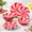 Peppermint, variant on 12 Piece Pinecones Dinnerware Set for 4, Outdoor and Indoor Dishes with Festive Christmas Designs
