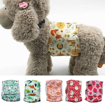 Happy date Washable Male Dog Belly Band Washable Male Dog Belly Wrap Dog Diapers Male