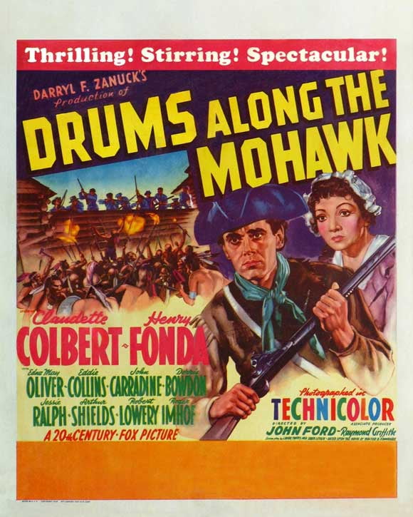 Drums Along the Mohawk movie POSTER (Style B) (27" x 40") (1939