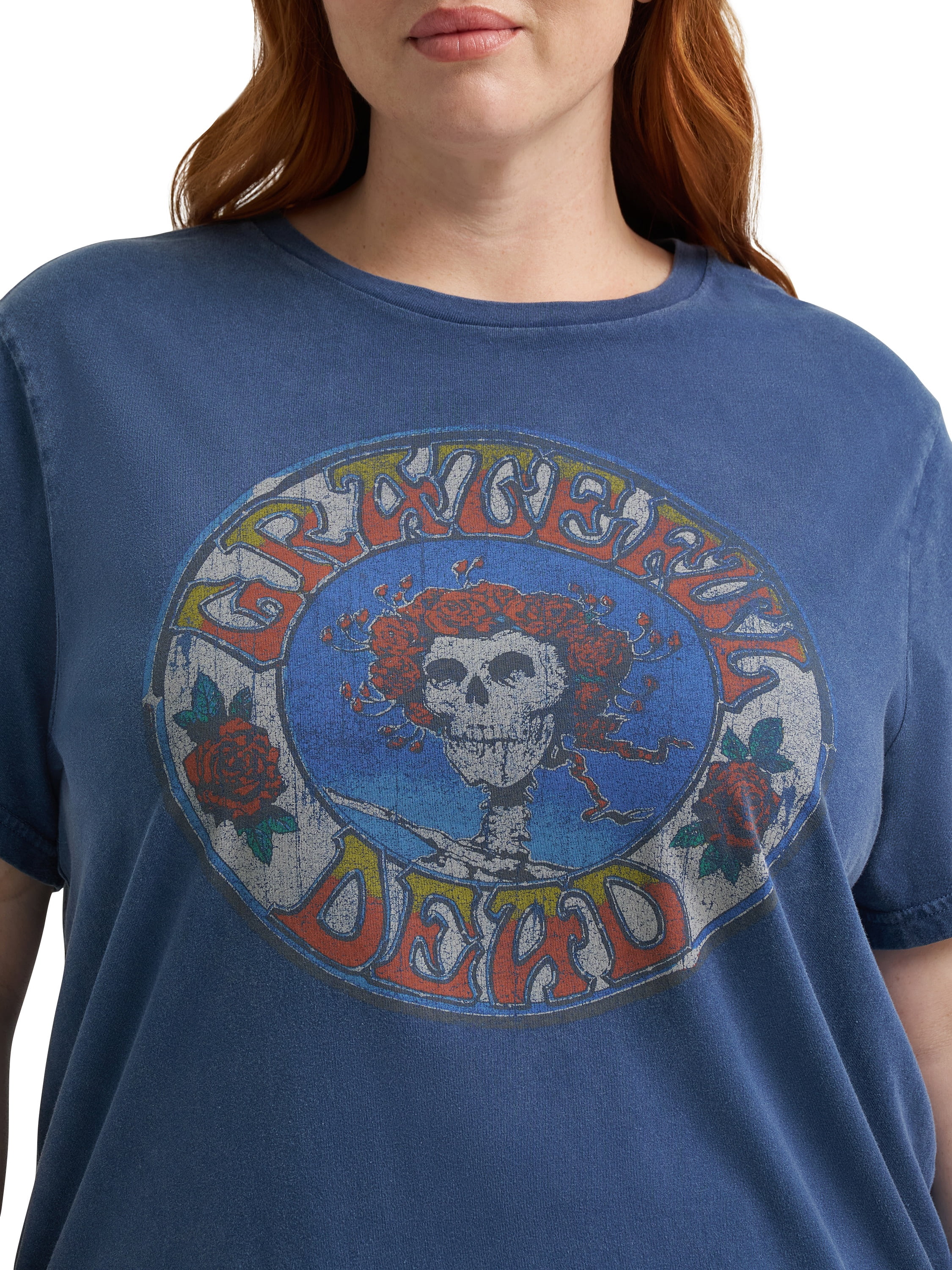 Lee® Women's Plus Short Sleeve Grateful Dead Graphic Band Tee
