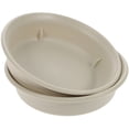 thumbnail image 4 of 2 piezas bandeja de planta redonda bandeja de plástico macizo platina platina paleta redonda de maceta base, 4 of 6