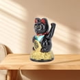 thumbnail image 1 of Ornamento de Cato Luctivo, Batería Electric Lucky Cat que Funciona Con Una Riqueza de 4.5 Pulgadas de Bienvenida para el Automóvil, 1 of 7