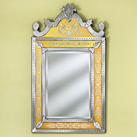 Medium Natashe Gold Venetian Wall Mirror - 32W x 56.5H in.