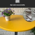 thumbnail image 4 of Injueey Mantel de poliéster lavable, mantel para fiesta de cumpleaños, cubierta de escritorio para el hogar, cocina, restaurante, Hotel Suministros de limpieza para el hogar Blanco Injueey HA079274-02, 4 of 6