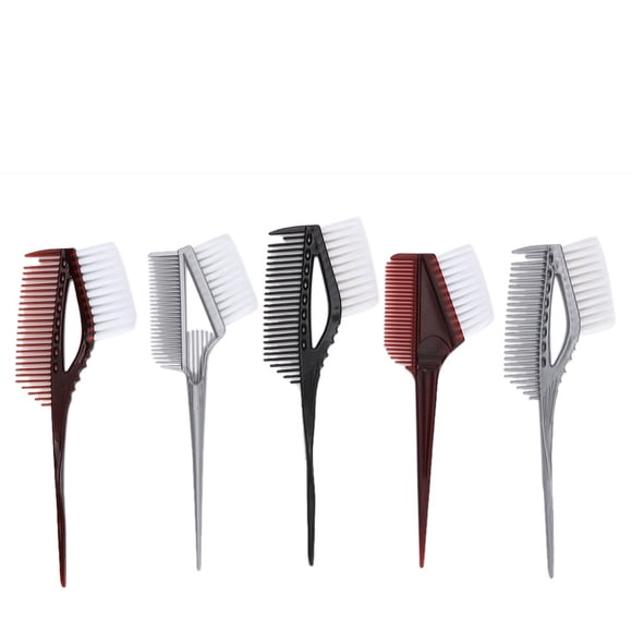 Cepillo de peluquería, 5 piezas profesional para teñir el cabello, accesorio de salón de peluquería, peine para teñir el cabello, resultados impresionantes