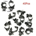 thumbnail image 1 of 40x Plastic Fasteners Car Wiring Harness Fixed Clips Auto Route Tie Cable Clamps, 1 of 1
