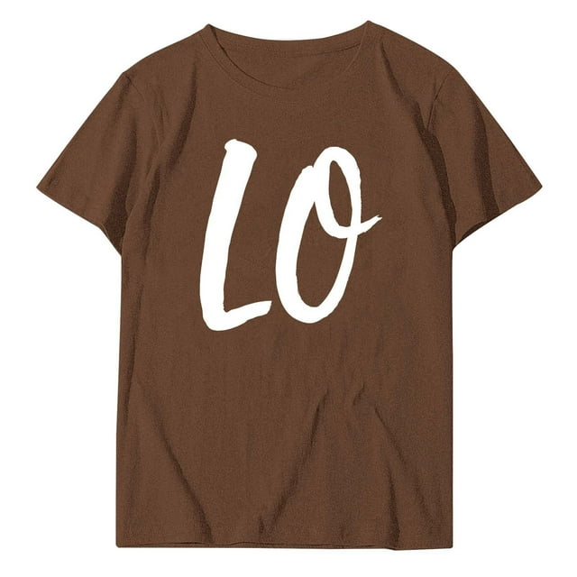 WEAIXIMIUNG T-Shirt Imprimé Signification Spéciale Saint-Valentin Même Genre Saint-Valentin