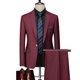 thumbnail image 3 of Traje de 2 piezas para hombre, conjunto de Blazers, pantalones clásicos de negocios, vestido de novia Formal para novio, talla grande, traje de alta calidad 6XL, 3 of 5