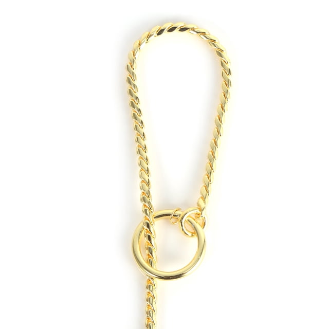 Cadena De Estrangulamiento Para Perros De Control Suave, Collar De Estrangulamiento Para Perros De 2 Colores, Duradero Para Perros Domésticos