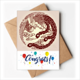 thumbnail image 1 of Two Phoenixes Fly Animal Portrait Wedding Cards Congratulations Greeting Envelopes, 1 of 3