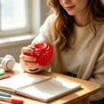 thumbnail image 5 of Red Apple Squishy, Slushy Squishy Silicone Fidget Stress Reliever, Realistic Fake Fruit Novelty Squeeze Stress Reliever, 2.8 in, 5 of 6