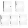thumbnail image 5 of WORGEOUS 5pcs  Loose Leaf Rings Binder Protects Round Binder Rings Binder Book Rings with Cover, 5 of 8