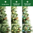thumbnail image 6 of Alupssuc 6.5 ft Prelit Artificial Hinged Christmas Pine Tree, Warm White & RGB Lights, Pinecone Ornaments, and A Remote Control, Perfectly Complements Holiday Decorations, Parties, 6 of 7