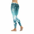 thumbnail image 2 of SUNENAT Lotus Flower with Butterfly Meditation Stretchy Capri Leggings Skinny Yoga Pants 3XL, 2 of 4