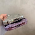 thumbnail image 5 of Cute Luxury Glossy Meteorite Texture Water Ripple Shape Camera Lens Protection Case, Electroplate Soft Shockproof Back Cover foriPhone 14. (Purple), 5 of 13