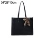 thumbnail image 2 of Hukapapa Bolso para mujer Bolso de mano de moda Bolsos de hombro Bolsos de mano con asa superior y bolsillo externonegro, 2 of 6