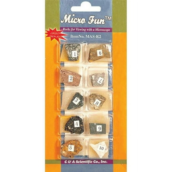 C and A Scientific  10 pcs Rock set