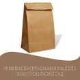 thumbnail image 5 of Pokanic Lunch Brown Paper x 250 Bags (8 x 4 x 2.5 inch) #2 Bulk Kraft 2 lb Capacity Eco Friendly Reusable Heavy Duty Disposable for Grocery Snacks Crafts Lunch Sandwich Food (250 Bags, 8 x 4 x 2.5), 5 of 8