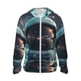 thumbnail image 2 of Lsque Astronaut Helmet Reflections UPF 50+ Lightweight Sun Protection Men's Women's Long Sleeve Shirt, Hoodie Performance -Small, 2 of 9