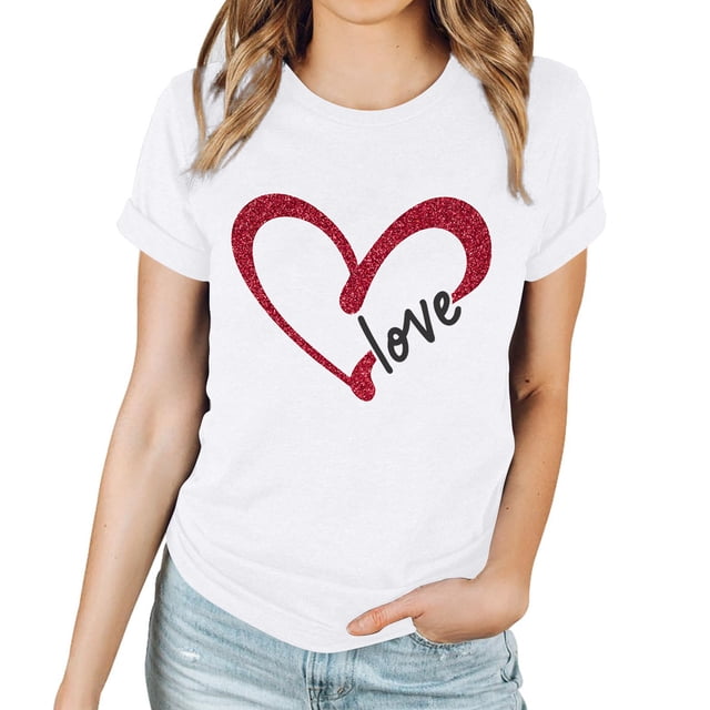 Birdeem T-Shirt à Col Rond Imprimé à Manches Courtes pour Femmes, Décontracté, Coupe Ample