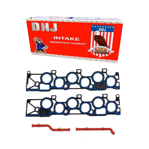 DNJ IG4120 Intake Manifold Gasket Fits Cars & Trucks 98-04 Ford E150 3.8L 3.9L 4.2L V6 OHV 12v