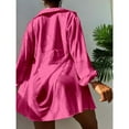 thumbnail image 3 of Women's Summer Beach Cover Up Long Sleeve Sheer Cardigan Sun Vacation Outerwear Summer Cover Ups for Women Swimsuit Cover up for Women plus Size Bathing Suits Cover Ups Womens Bathing Suit Cover Ups, 3 of 3
