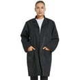 thumbnail image 1 of VOgRYE Professional Lab coat for Women Men Long Sleeve, Black, Unisex, 1 of 4