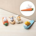 thumbnail image 3 of Animal Shaped Door Stopper Bumpers Non Slip Prevents Injuries Guard Cute Wedge for Door Clearance , Rabbit, 3 of 7
