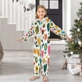 thumbnail image 6 of Vzayyk 4T-14Y Size Aviliable Cozy One-Piece Footless Sleeper Pajama Flowers and Small Bee Icons, 6 of 8