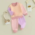 thumbnail image 7 of Girl Clothes Girls Sweatshirt Cute Toddler Baby Girls Clothes Set Long Sleeve Pullover Sweatshirt and Pants Kids 2pcs Outfits Pink 12-18 Months, 7 of 7