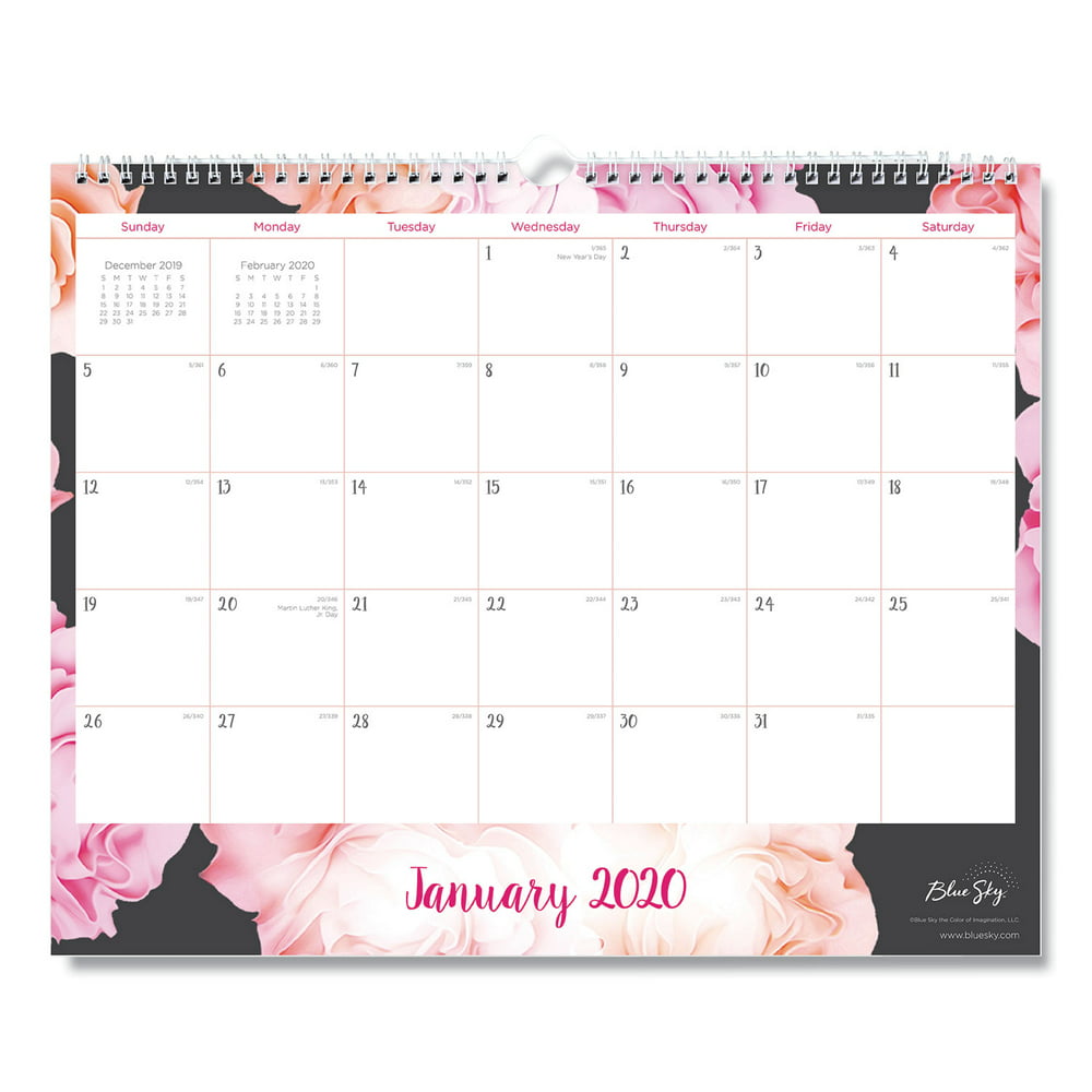 Blue Sky 2020 Monthly Wall Calendar, 15" x 12", Joselyn