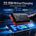 thumbnail image 5 of Morfec 50000mAh Portable Charger, 22.5W Fast Charging Power Bank with Digital Display, Compatible with iPhone 15/16/17 Plus/17 Pro/17 Pro Max, 5 of 7