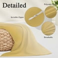 thumbnail image 3 of Orange Yellow Ombre Pillow Covers 16"x24", Modern Abstract Art Gradient Aesthetics Soft Brushed Microfiber Breathable Throw Pillow Covers, Pillowcase with Zipper for Couch Sofa Bedroom Living Room, 3 of 9
