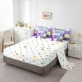 thumbnail image 5 of Manfei Cute Flowers 7-Piece Twin Bedding Sets,Classic Geometric Checkered Bedding Comforter Set,Colorful Plaid Grid Sheet Sets For Girls Kids,Ultra Soft Home Decor Reversible, 5 of 8