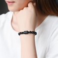 thumbnail image 3 of Feng Shui Imitation Obsidian Stone Pi Xiu Bracelet Attract Good Wealth Luck, 3 of 9