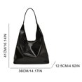 thumbnail image 4 of Bolso Mano Cuero PU Hombro Diseñador Suave Hobo para Mujer (), 4 of 6