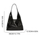 thumbnail image 3 of Bolso Mano Cuero PU Hombro Diseñador Suave Hobo para Mujer (), 3 of 5