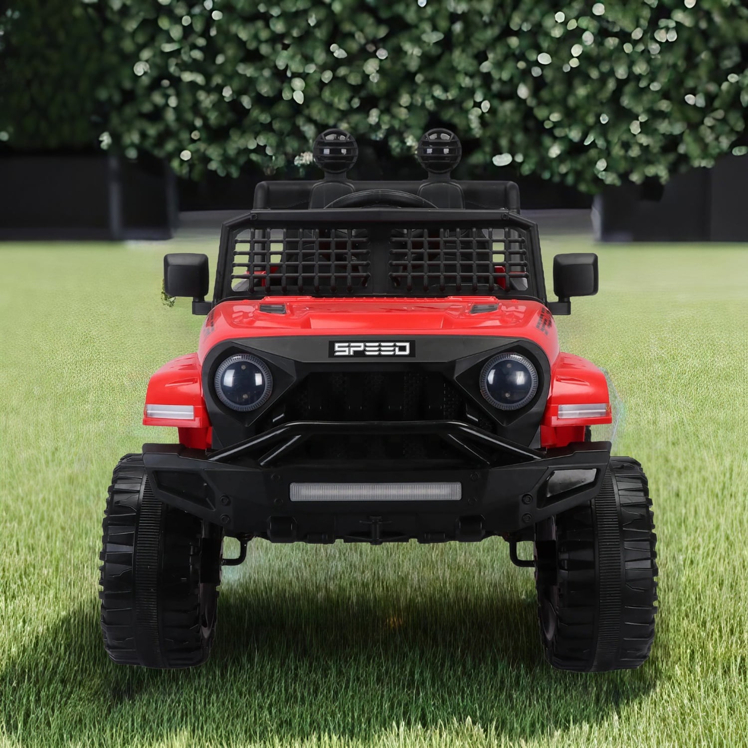 CIPACHO 12V Ride On Truck Car for Kid, Electric Toy Car with 2.4G Parents Remote Control, Three Speed Adjustable, Red CIPACHO 12V Ride On Truck Car for Kid, Electric Toy Car with 2.4G Parents Remote Control, Three Speed Adjustable, Red