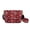 Boho Mandala, variant on Black Cat Daisy Print Shoulder Bag for Women PU Leather Crossbody Purse Waterproof Satchel with Adjustable Wide Strap for Working Dating