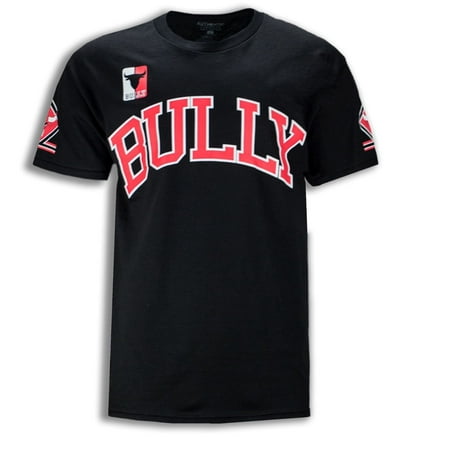 NEW Men Bully Bulls #23 Shirt Sport Basketball GOAT Old School Red White
